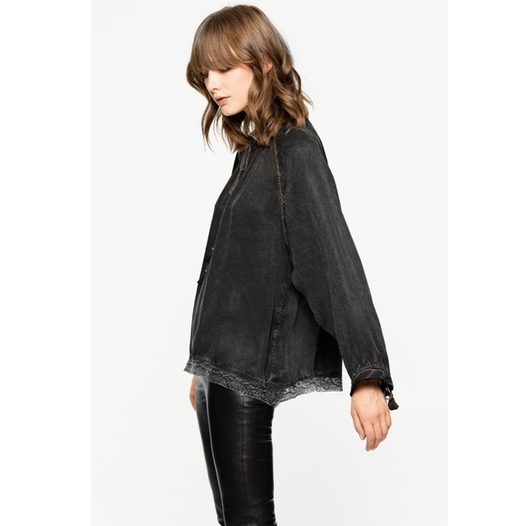 Zadig & Voltaire Black Blouse - Picture 1 of 8